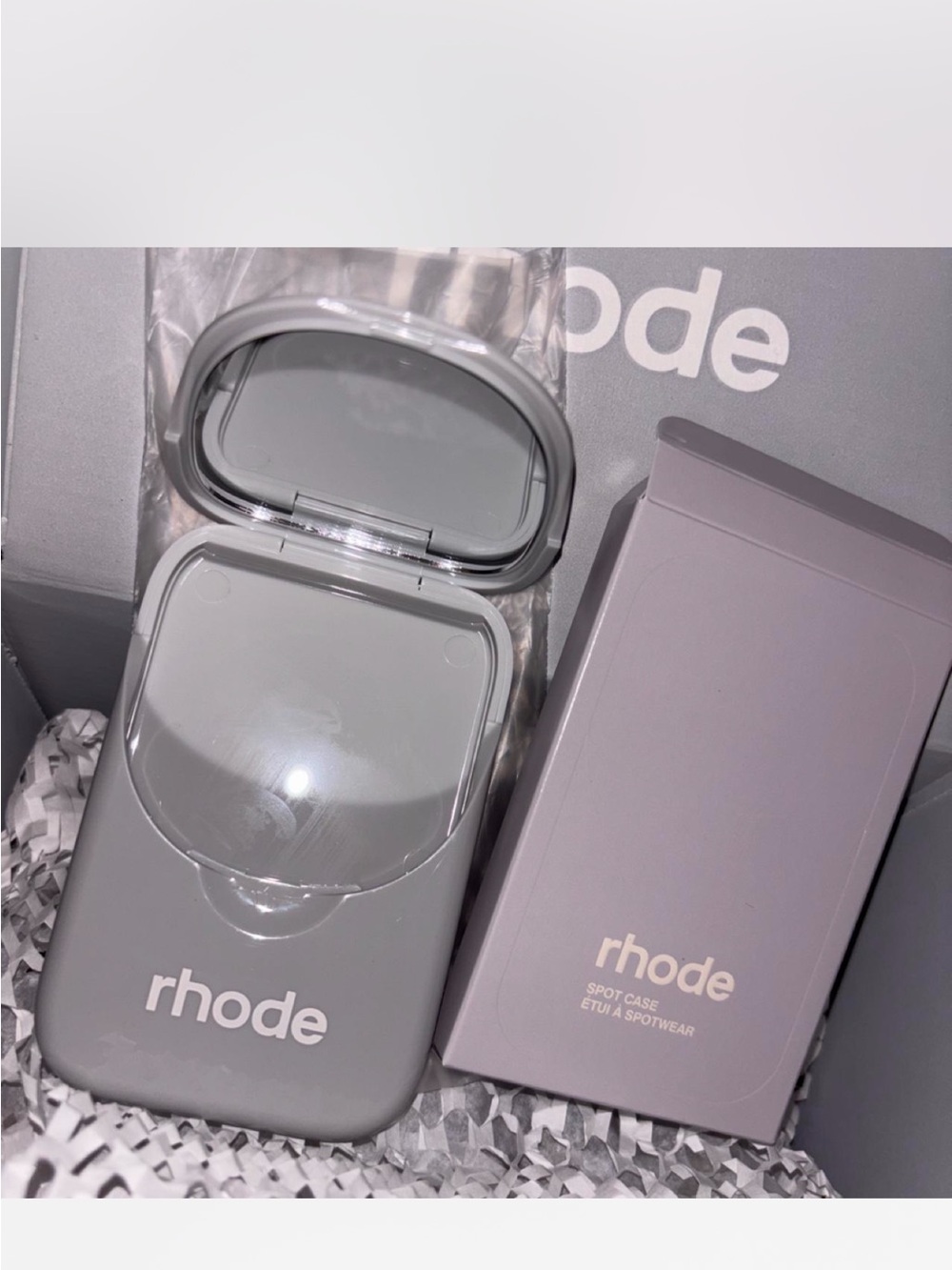RHODE Gray Spot Protective Case for pimple patches